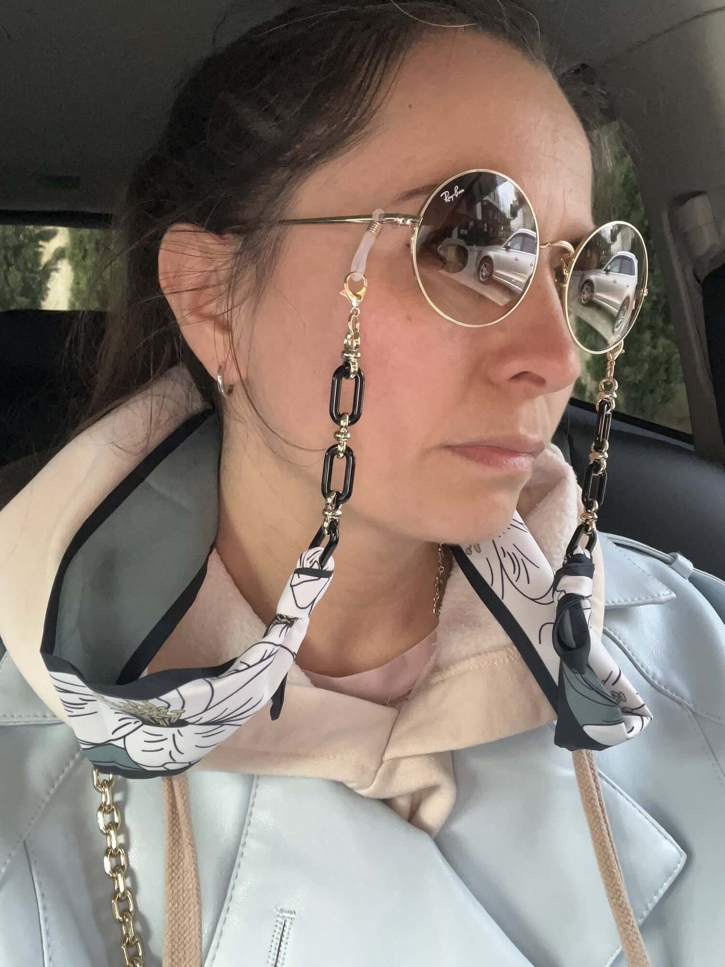 Silk Ribbon BreatheEasierMask Holder